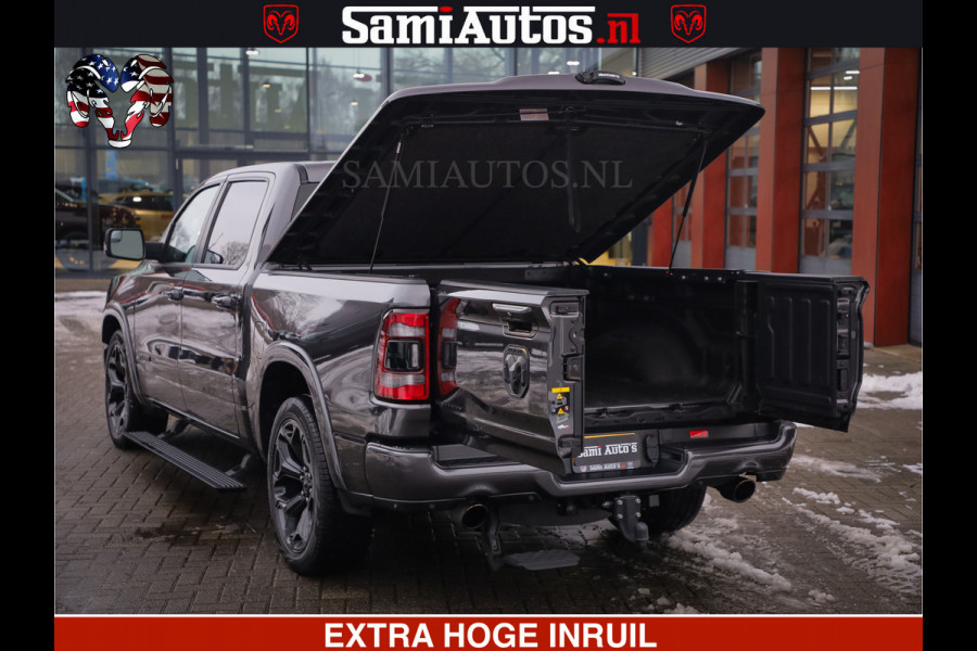Dodge Ram 1500 LIMITED SPORT | 5.7 V8 HEMI 402PK | MEEST VOLLE LIMITED | PRACHTIGE KLEUR GRANITE CRYSTAL PEARL | CREW CAB | DUBBELE CABINE DC 5 PERSOONS | CREW CAB 5 PERSOONS | DUBBELE CABINE DC | MEEST ROYALE EN COMFORTABELE BEDRIJFSAUTO | HEAD-UP | LUCHTVERING | RONDOM CAMERA | MWK KLEP | PANORAMA DAK |