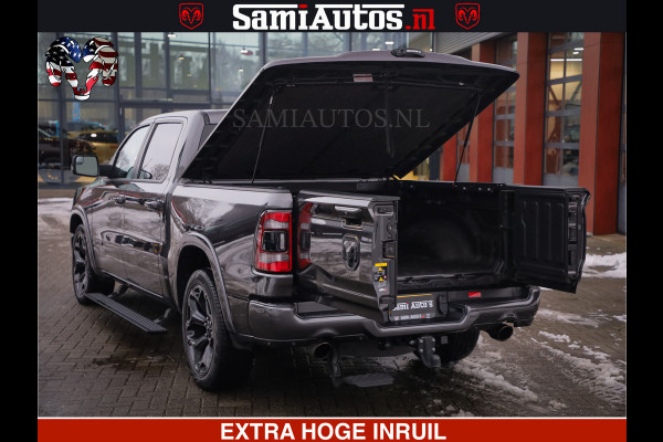 Dodge Ram 1500 LIMITED SPORT | 5.7 V8 HEMI 402PK | MEEST VOLLE LIMITED | PRACHTIGE KLEUR GRANITE CRYSTAL PEARL | CREW CAB | DUBBELE CABINE DC 5 PERSOONS | CREW CAB 5 PERSOONS | DUBBELE CABINE DC | MEEST ROYALE EN COMFORTABELE BEDRIJFSAUTO | HEAD-UP | LUCHTVERING | RONDOM CAMERA | MWK KLEP | PANORAMA DAK |