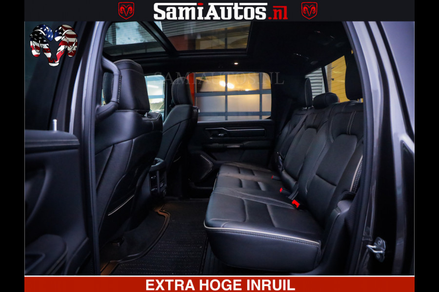 Dodge Ram 1500 LIMITED SPORT | 5.7 V8 HEMI 402PK | MEEST VOLLE LIMITED | PRACHTIGE KLEUR GRANITE CRYSTAL PEARL | CREW CAB | DUBBELE CABINE DC 5 PERSOONS | CREW CAB 5 PERSOONS | DUBBELE CABINE DC | MEEST ROYALE EN COMFORTABELE BEDRIJFSAUTO | HEAD-UP | LUCHTVERING | RONDOM CAMERA | MWK KLEP | PANORAMA DAK |