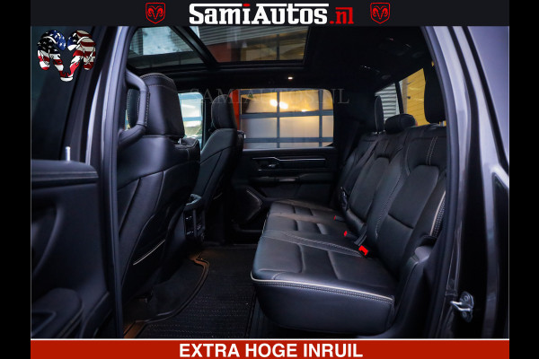 Dodge Ram 1500 LIMITED SPORT | 5.7 V8 HEMI 402PK | MEEST VOLLE LIMITED | PRACHTIGE KLEUR GRANITE CRYSTAL PEARL | CREW CAB | DUBBELE CABINE DC 5 PERSOONS | CREW CAB 5 PERSOONS | DUBBELE CABINE DC | MEEST ROYALE EN COMFORTABELE BEDRIJFSAUTO | HEAD-UP | LUCHTVERING | RONDOM CAMERA | MWK KLEP | PANORAMA DAK |