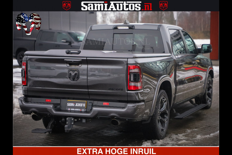 Dodge Ram 1500 LIMITED SPORT | 5.7 V8 HEMI 402PK | MEEST VOLLE LIMITED | PRACHTIGE KLEUR GRANITE CRYSTAL PEARL | CREW CAB | DUBBELE CABINE DC 5 PERSOONS | CREW CAB 5 PERSOONS | DUBBELE CABINE DC | MEEST ROYALE EN COMFORTABELE BEDRIJFSAUTO | HEAD-UP | LUCHTVERING | RONDOM CAMERA | MWK KLEP | PANORAMA DAK |