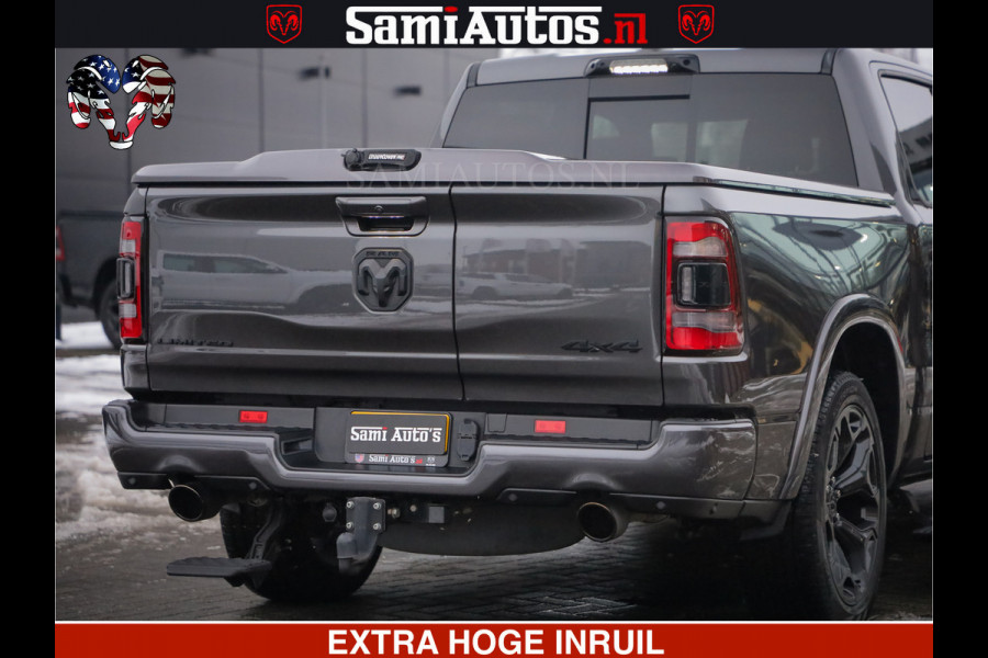 Dodge Ram 1500 LIMITED SPORT | 5.7 V8 HEMI 402PK | MEEST VOLLE LIMITED | PRACHTIGE KLEUR GRANITE CRYSTAL PEARL | CREW CAB | DUBBELE CABINE DC 5 PERSOONS | CREW CAB 5 PERSOONS | DUBBELE CABINE DC | MEEST ROYALE EN COMFORTABELE BEDRIJFSAUTO | HEAD-UP | LUCHTVERING | RONDOM CAMERA | MWK KLEP | PANORAMA DAK |