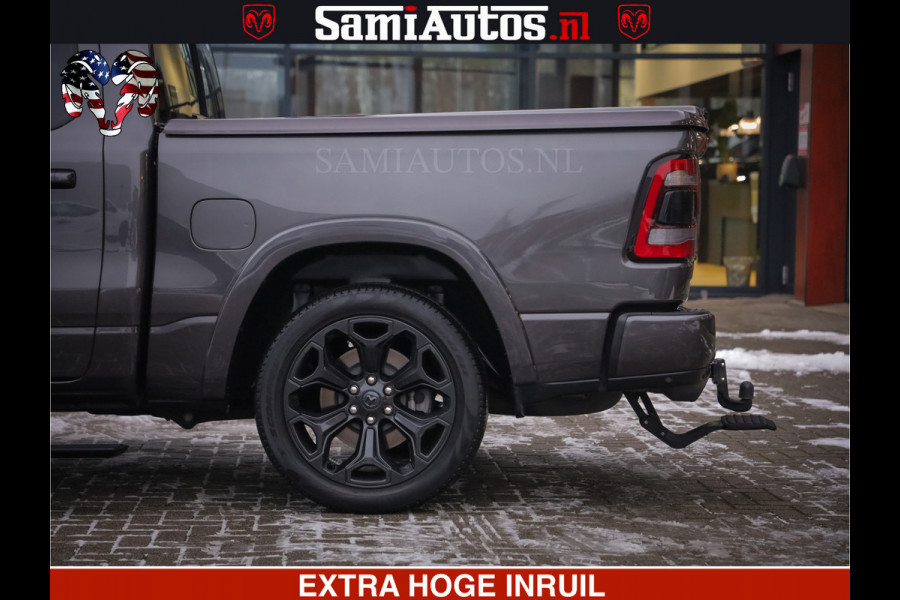 Dodge Ram 1500 LIMITED SPORT | 5.7 V8 HEMI 402PK | MEEST VOLLE LIMITED | PRACHTIGE KLEUR GRANITE CRYSTAL PEARL | CREW CAB | DUBBELE CABINE DC 5 PERSOONS | CREW CAB 5 PERSOONS | DUBBELE CABINE DC | MEEST ROYALE EN COMFORTABELE BEDRIJFSAUTO | HEAD-UP | LUCHTVERING | RONDOM CAMERA | MWK KLEP | PANORAMA DAK |