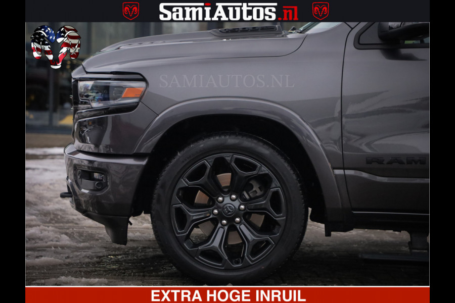 Dodge Ram 1500 LIMITED SPORT | 5.7 V8 HEMI 402PK | MEEST VOLLE LIMITED | PRACHTIGE KLEUR GRANITE CRYSTAL PEARL | CREW CAB | DUBBELE CABINE DC 5 PERSOONS | CREW CAB 5 PERSOONS | DUBBELE CABINE DC | MEEST ROYALE EN COMFORTABELE BEDRIJFSAUTO | HEAD-UP | LUCHTVERING | RONDOM CAMERA | MWK KLEP | PANORAMA DAK |