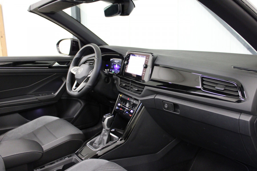 Volkswagen T-Roc Cabrio 1.5 TSI 150PK R-LINE SPORT LEDER/MATRIX-LED/NAVI/CARPLAY/FABRIEKS GARANTIE