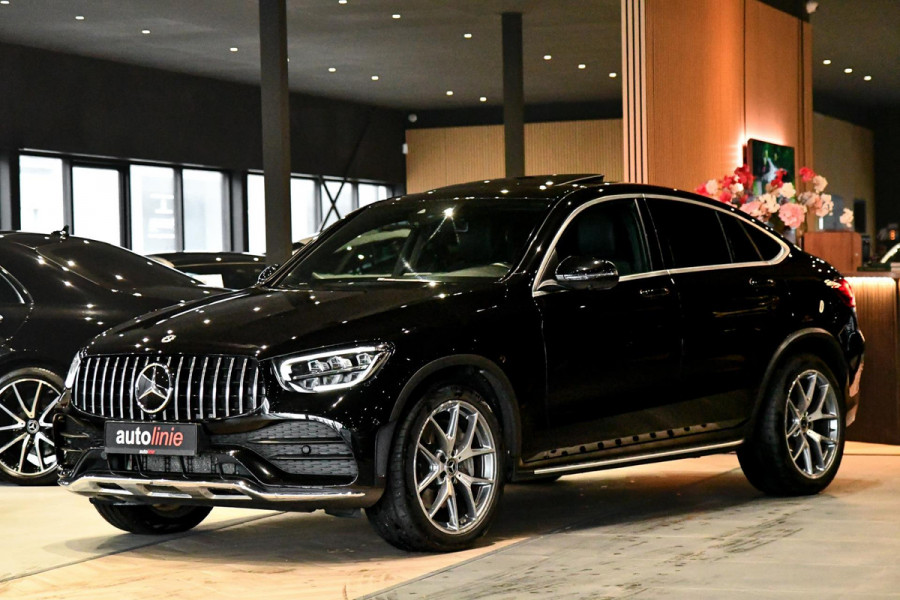 Mercedes-Benz GLC Coupé 200 4MATIC AMG. Pano, Distro+, 360, Leder, 20'', CarPlay, Sfeer!