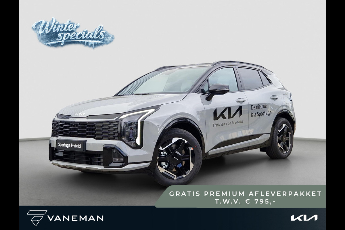 Kia Sportage 1.6 T-GDi Hybrid GT-PlusLine | Stoelventilatie | Dodehoek Camera | Harman Kardon | Pano | Key-Less |