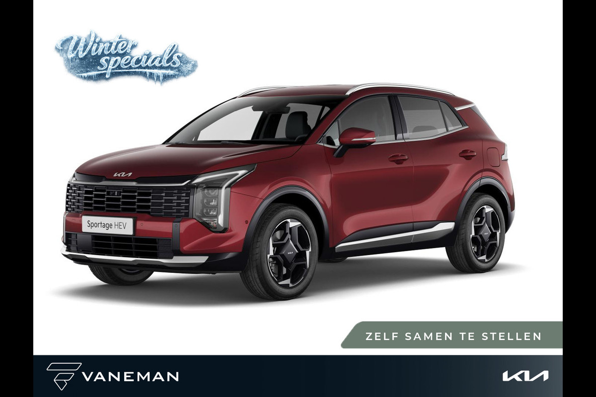 Kia Sportage 1.6 T-GDi Hybrid DynamicLine | Buitensp.elektr.verstel -verwarmb.+inklapbaar | Zelf samenstellen