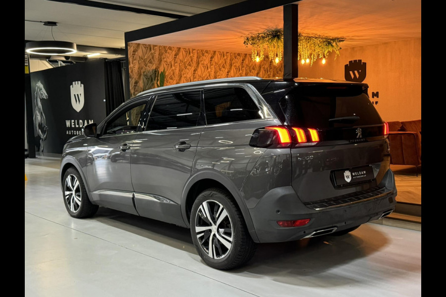 Peugeot 5008 1.6 e-THP GT-Line 7P Garantie Pano Memory Leder Blindspot StoelVW Elek Achterklep ACC Navi Clima Led Lane Rijklaar