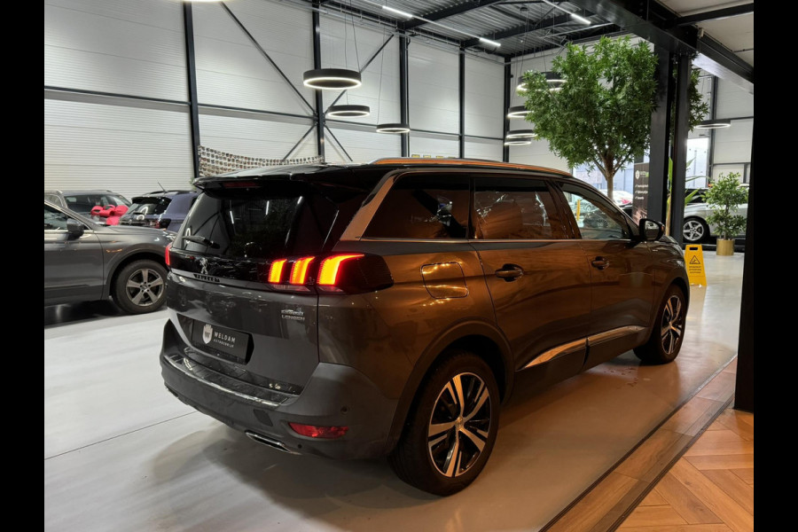 Peugeot 5008 1.6 e-THP GT-Line 7P Garantie Pano Memory Leder Blindspot StoelVW Elek Achterklep ACC Navi Clima Led Lane Rijklaar