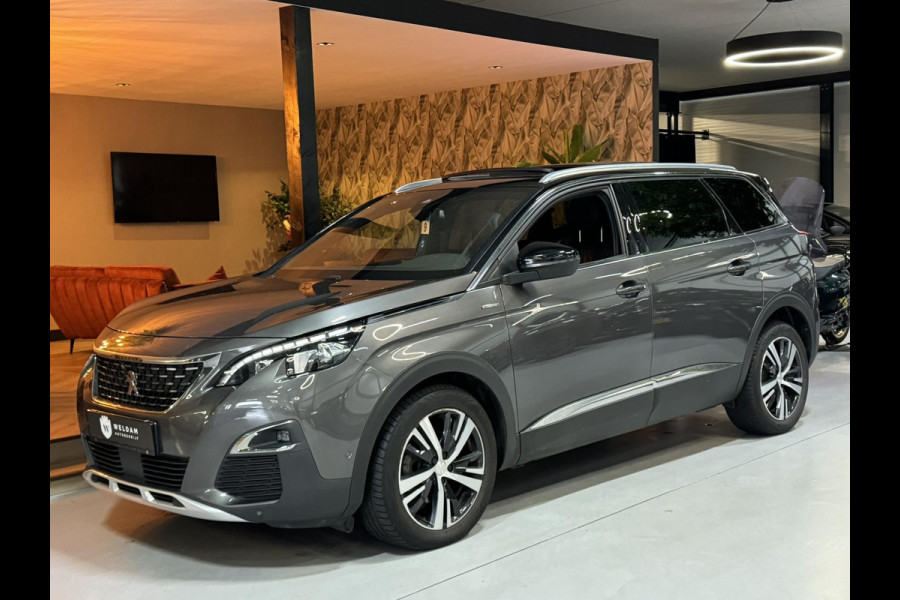 Peugeot 5008 1.6 e-THP GT-Line 7P Garantie Pano Memory Leder Blindspot StoelVW Elek Achterklep ACC Navi Clima Led Lane Rijklaar