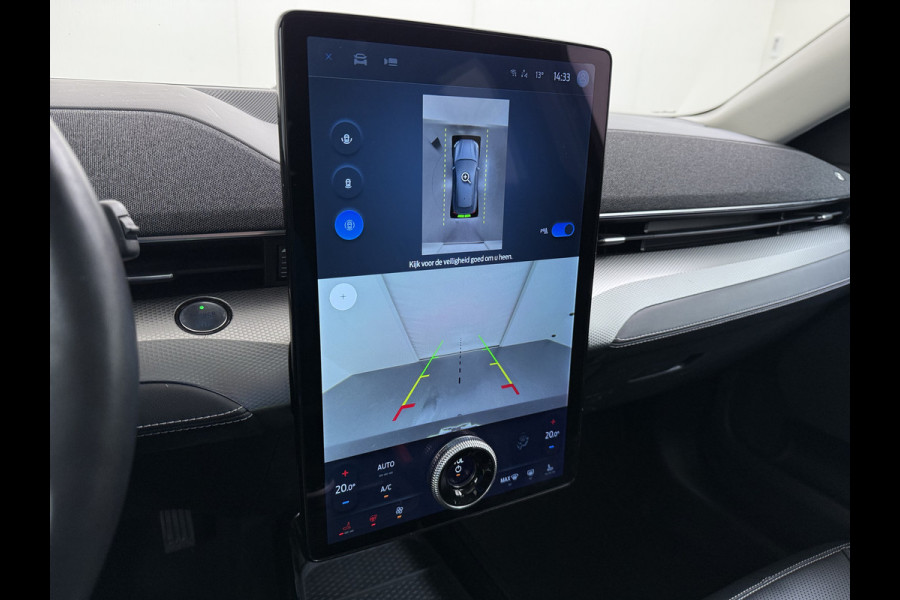 Ford Mustang Mach-E RWD 75kWh Leer (semi-)Autopilot PanoDak Trekhaak 360°Topview-Camera Adaptive-Cruise-Control Apple Carplay B&O®-Hifi 18" E DAB Lane-Assist Keyless-go Autonomous Emergency Braking ESP ASR Verkeersbordherkenning Vermoeidheidsherkenning Dodehoek-Detector 1e Eigenaar Origineel Nederlandse Auto Nieuwprijs €50.424