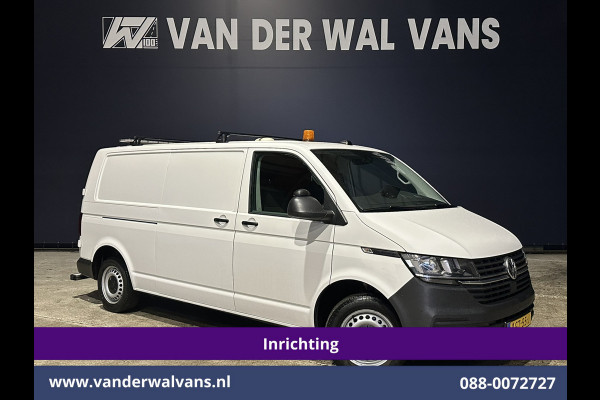 Volkswagen Transporter 2.0 TDI 150pk L2H1 Inrichting Euro6 Airco | Omvormer | Camera | Apple Carplay | 2500kg Trekhaak Android Auto, Cruisecontrol, Parkeersensoren