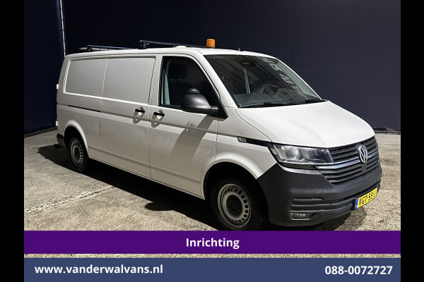 Volkswagen Transporter 2.0 TDI 150pk L2H1 Inrichting Euro6 Airco | Omvormer | Camera | Apple Carplay | 2500kg Trekhaak Android Auto, Cruisecontrol, Parkeersensoren