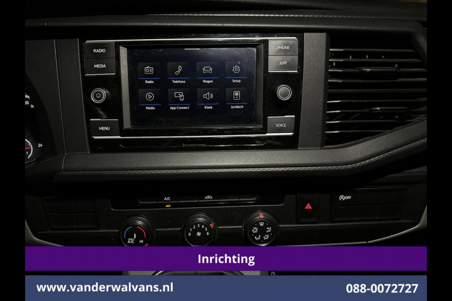 Volkswagen Transporter 2.0 TDI 150pk L2H1 Inrichting Euro6 Airco | Omvormer | Camera | Apple Carplay | 2500kg Trekhaak Android Auto, Cruisecontrol, Parkeersensoren