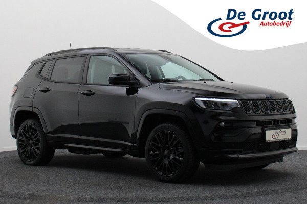 Jeep Compass 4xe 240 Plug-in Hybrid Electric S Leer, Virtual Cockpit, Camera, Stuur-/Stoelverw., Apple Carplay, ACC, 19"