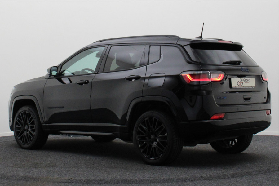 Jeep Compass 4xe 240 Plug-in Hybrid Electric S Leer, Virtual Cockpit, Camera, Stuur-/Stoelverw., Apple Carplay, ACC, 19"