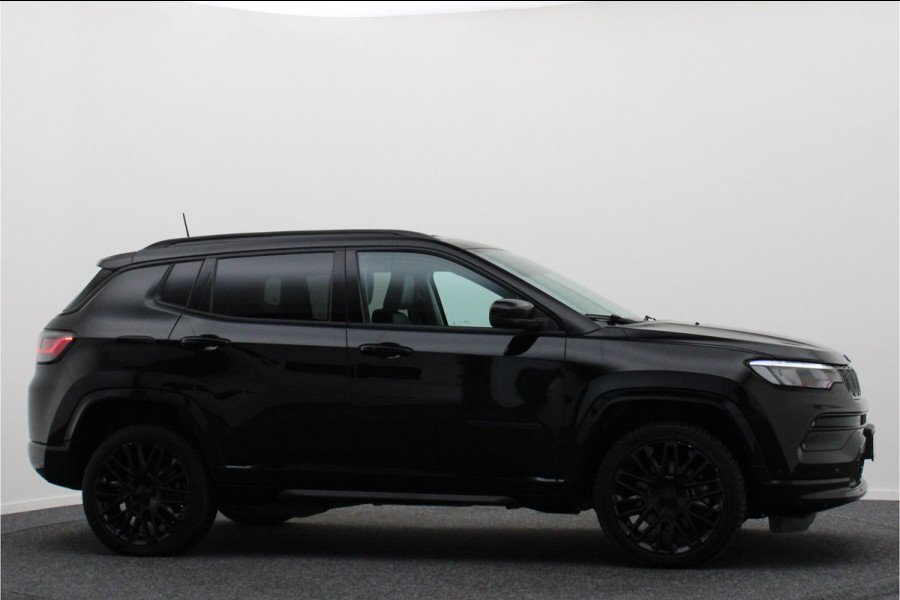 Jeep Compass 4xe 240 Plug-in Hybrid Electric S Leer, Virtual Cockpit, Camera, Stuur-/Stoelverw., Apple Carplay, ACC, 19"