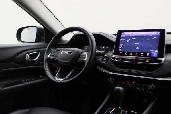 Jeep Compass 4xe 240 Plug-in Hybrid Electric S Leer, Virtual Cockpit, Camera, Stuur-/Stoelverw., Apple Carplay, ACC, 19"