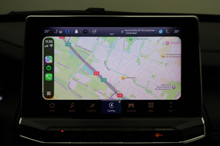 Jeep Compass 4xe 240 Plug-in Hybrid Electric S Leer, Virtual Cockpit, Camera, Stuur-/Stoelverw., Apple Carplay, ACC, 19"