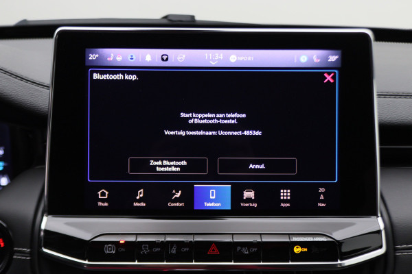 Jeep Compass 4xe 240 Plug-in Hybrid Electric S Leer, Virtual Cockpit, Camera, Stuur-/Stoelverw., Apple Carplay, ACC, 19"