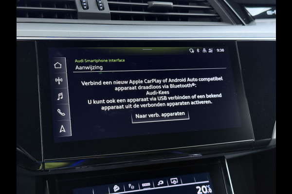 Audi e-tron 50 Quattro 71kWh SOH 90% Leder Camera Panoramadak Adap.Cruise Apple Carplay Android Auto Business Edition Plus Elek.Stoelen Memory Elek.Achterklep Stoelverwarming Led Lmv 21" Optiek-pakket zwart Origineel Nederlandse Auto