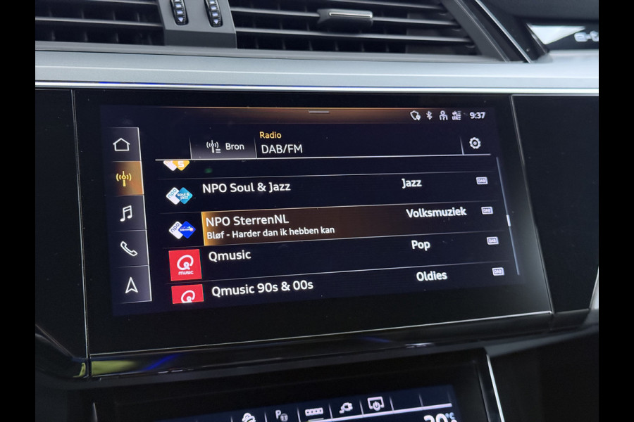 Audi e-tron 50 Quattro 71kWh SOH 90% Leder Camera Panoramadak Adap.Cruise Apple Carplay Android Auto Business Edition Plus Elek.Stoelen Memory Elek.Achterklep Stoelverwarming Led Lmv 21" Optiek-pakket zwart Origineel Nederlandse Auto