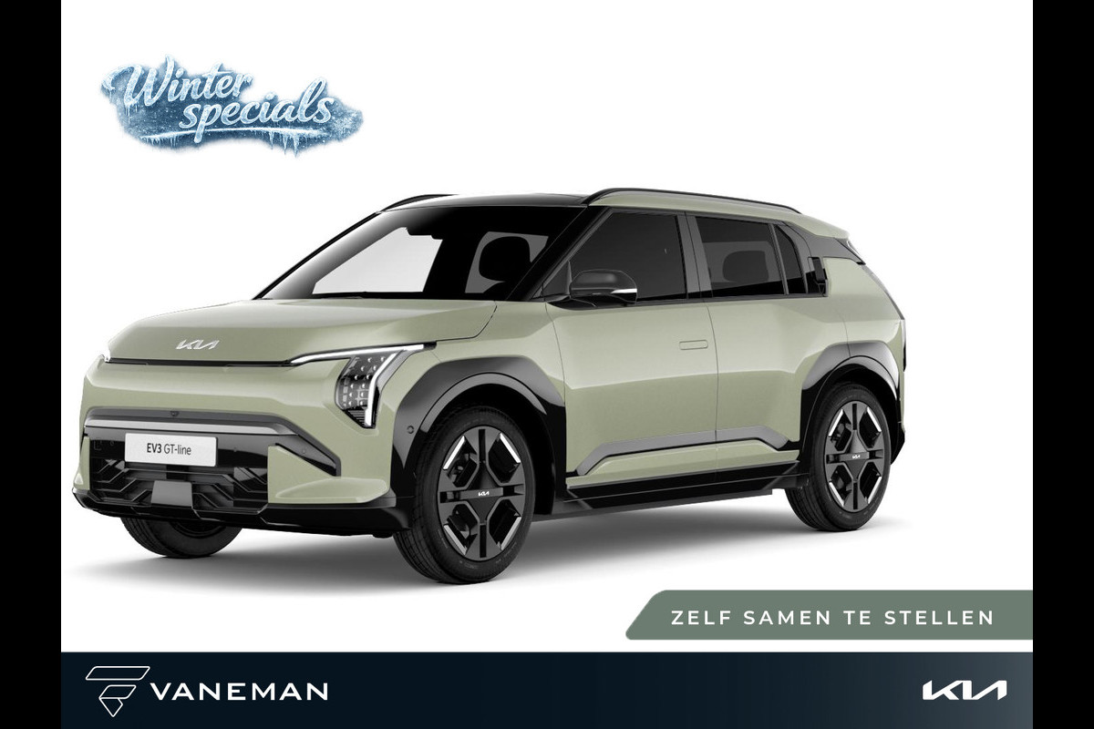 Kia EV3 GT-Line Business Edition 81.4 kWh | Cruise control adaptief met Stop&Go en stuurhulp | Zelf samenstellen