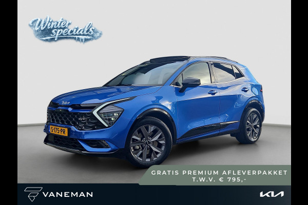 Kia Sportage 1.6 T-GDi Hybrid GT-Line | Adapt. Cruise | Stoel- en Stuurverwarming | Pano Schuif/Kanteldak | Elektr. Voorstoelen |