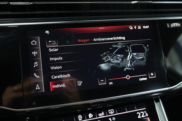 Audi Q7 60 TFSI e quattro Competition 456+PK BTW/S-LINE/VIRTUAL/SFEER/BOSE/LUCHT/LEER+S.VERWARMING/21" LMV/ACC/ECC/12 MND GARANTIE