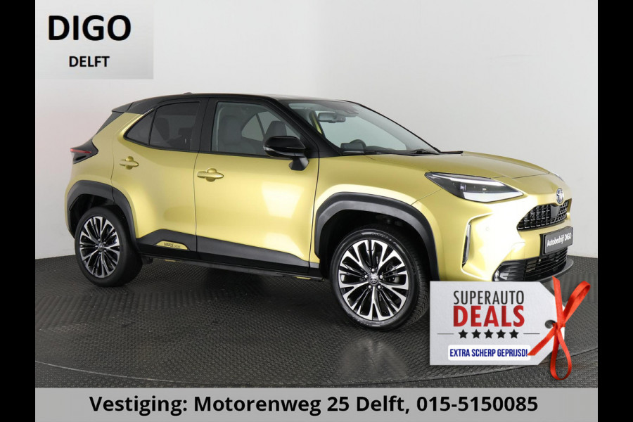 Toyota Yaris Cross 1.5 HYBRIDE EXECUTIVE BI-TONE GARANTIE TOT 9-2032 DODE HOEK DETECTIE.STOEL VERWARMING.TREKHAAK