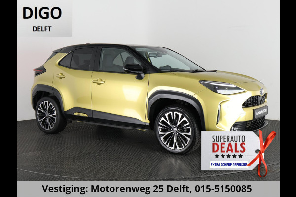 Toyota Yaris Cross 1.5 HYBRIDE EXECUTIVE BI-TONE GARANTIE TOT 9-2032 DODE HOEK DETECTIE.STOEL VERWARMING.TREKHAAK