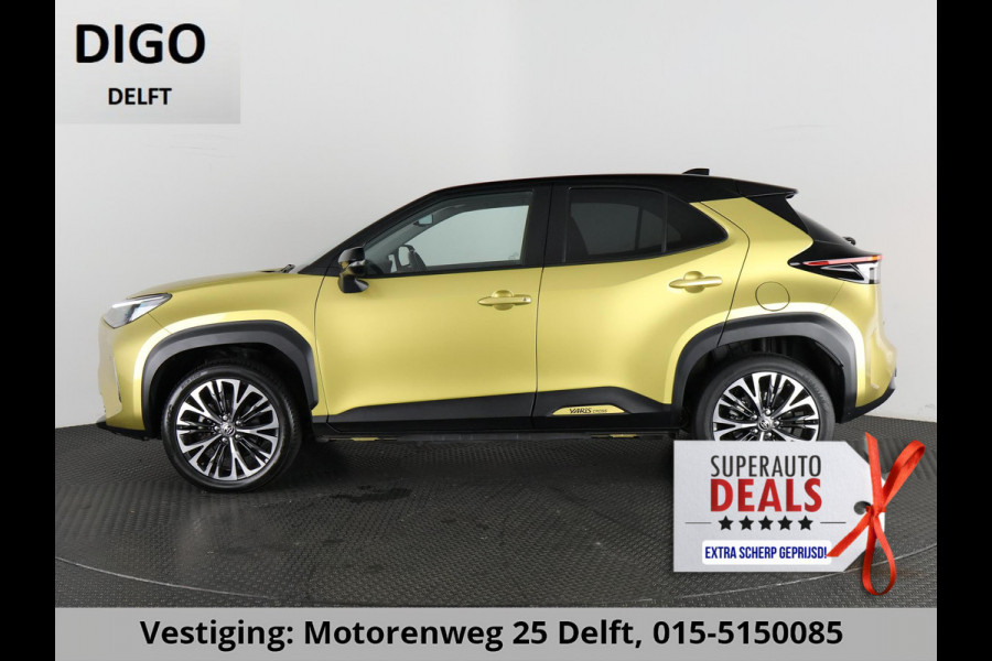 Toyota Yaris Cross 1.5 HYBRIDE EXECUTIVE BI-TONE GARANTIE TOT 9-2032 DODE HOEK DETECTIE.STOEL VERWARMING.TREKHAAK