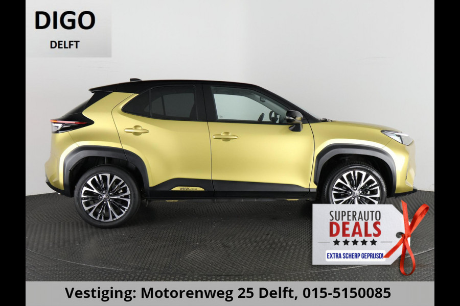 Toyota Yaris Cross 1.5 HYBRIDE EXECUTIVE BI-TONE GARANTIE TOT 9-2032 DODE HOEK DETECTIE.STOEL VERWARMING.TREKHAAK