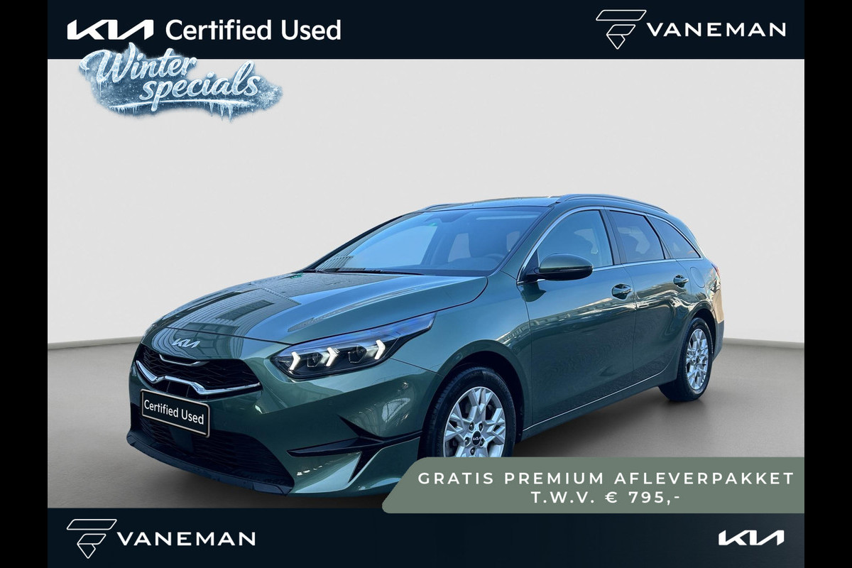 Kia Ceed Sportswagon 1.0 T-GDi DynamicPlusLine Camera | Navi | H-Leder | Stuur-/Stoelverwarming | Clima | Key-Less | Apple CarPlay/Android Auto | PDC | Cruise | LED |