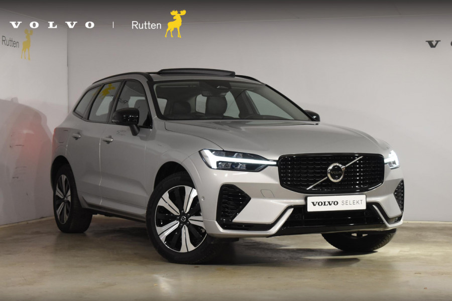 Volvo XC60 T6 350PK Automaat Plug-in Hybrid AWD Plus Dark / Navigatie / 360 Camera / Adaptieve Cruise Control / Stuur & Stoelverwarming / Elektr. Achterklep / Schuifdak / Trekhaak