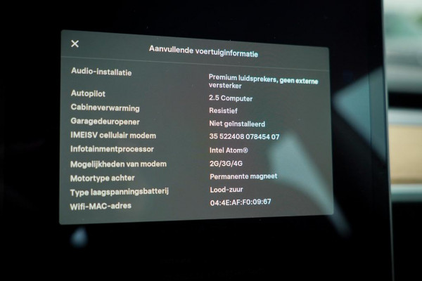 Tesla Model 3 Standard RWD Plus 60 kWh / Autopilot / Marge