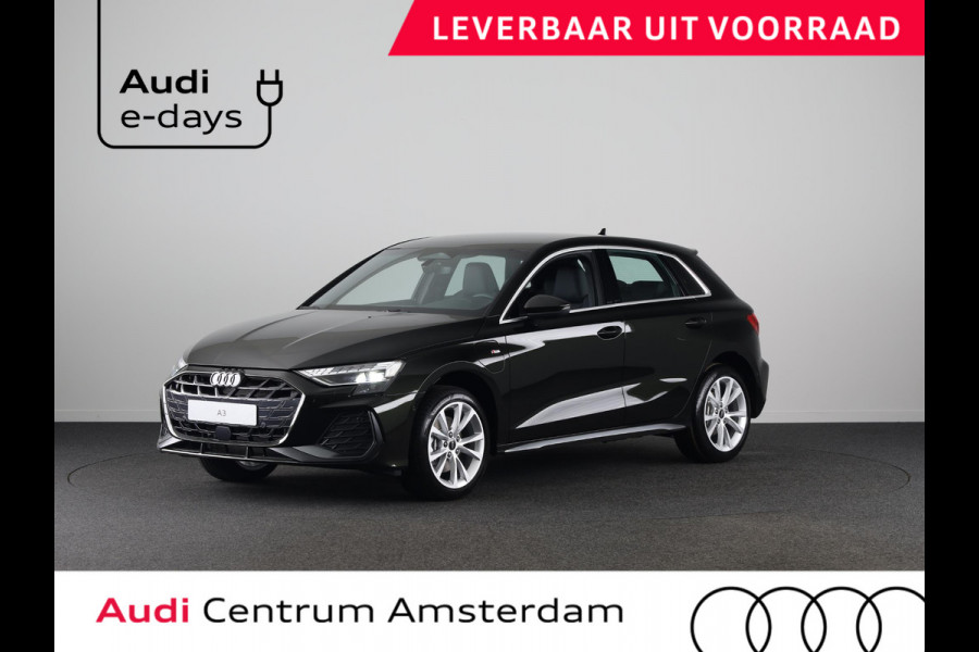 Audi A3 Sportback S edition 40 TFSI e 204 pk | Dark olive green | Sonos premium 3D | Assistentiepakket plus | Ambient verlichting |