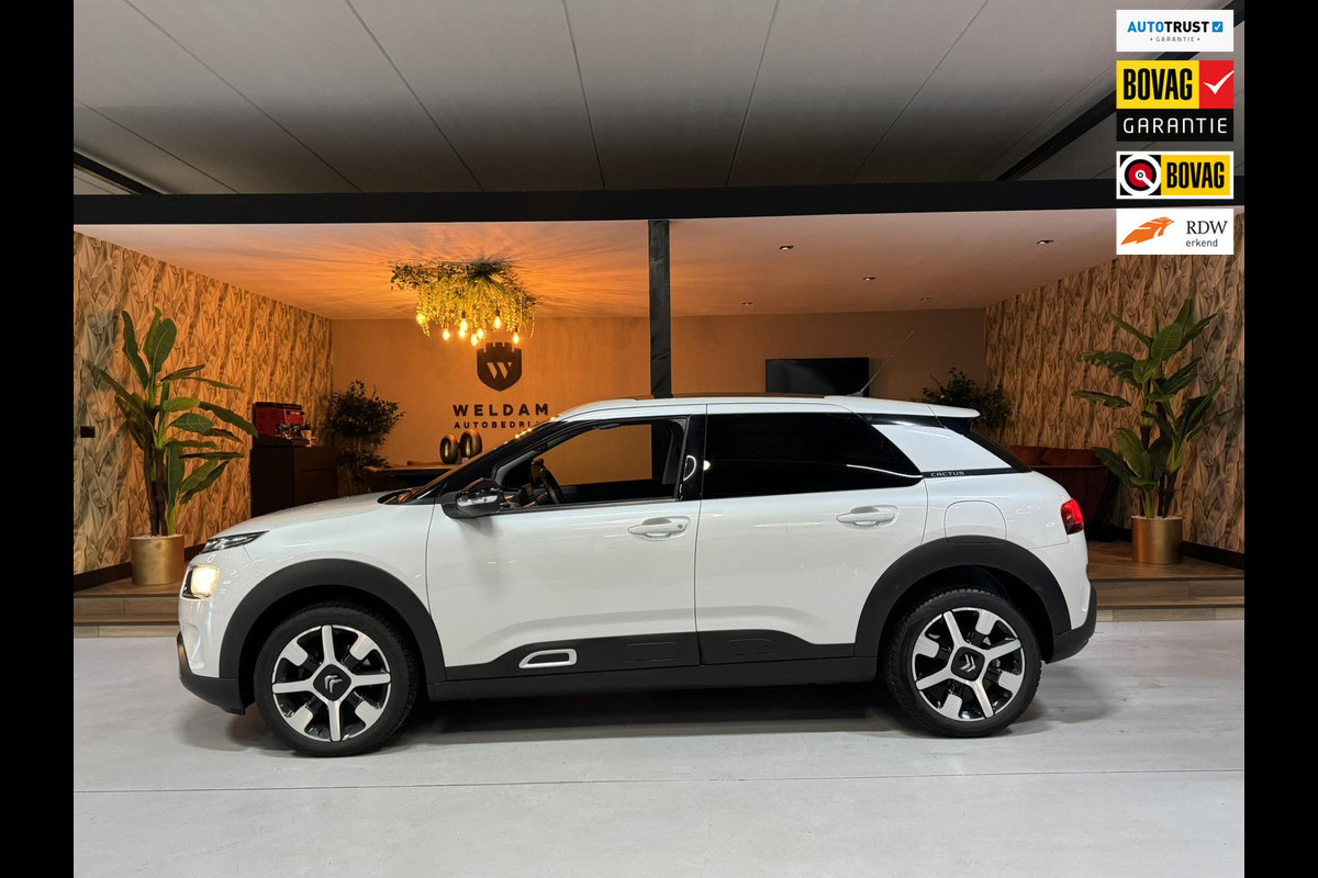 Citroën C4 Cactus 1.2 PureTech Shine Garantie NAP Trekhaak Pano StoelVW Carplay Camera Cruise Clima Navi PDC Led Rijklaar