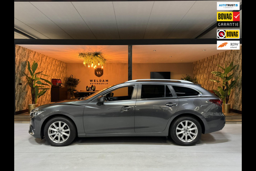 Mazda 6 2.0 SkyActiv-G 145 TS+ Garantie Trekhaak Carplay StoelVW Keyless Blindspot Cruise Clima Navi PDC Led Dab Rijklaar