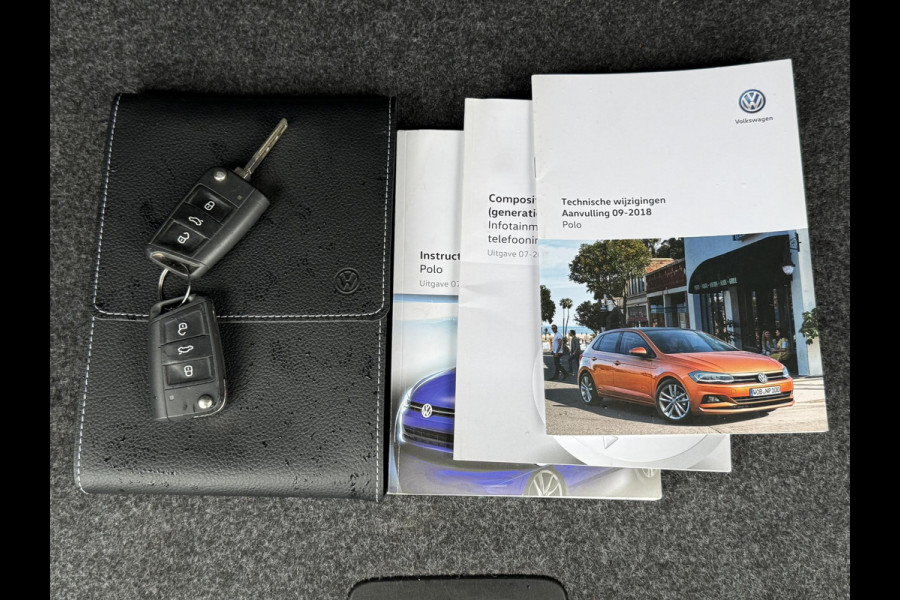 Volkswagen Polo 1.0 TSI Comfortline 2e Eigenaar,Distributie Recent Vervangen,Dealer Onderhouden,Navi,Airco,Cruise,Apple Carplay,N.A.P,LED,Bj 11-2018,Apk tot 11-2027