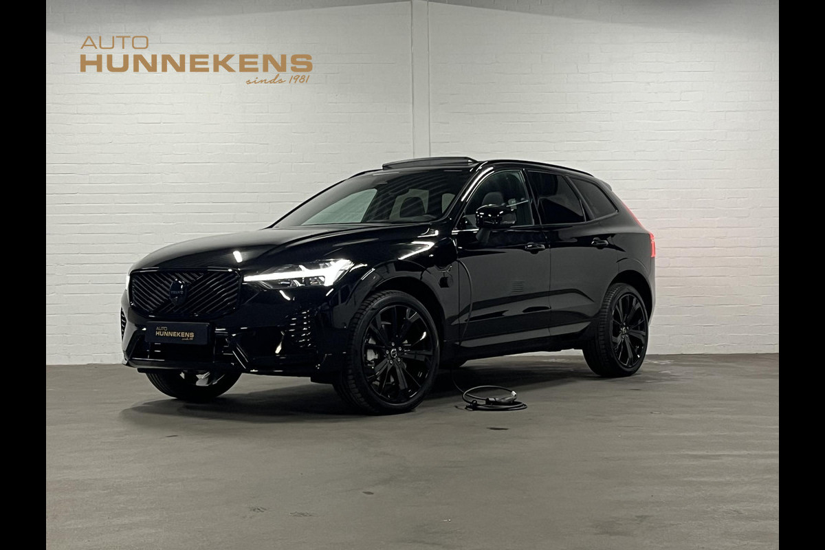 Volvo XC60 T8 Plug-in AWD Black Edition Open dak | Adapt. cruise control | Harman Kardon | 360° Camera | Head-up | Pilot assist | *455PK*