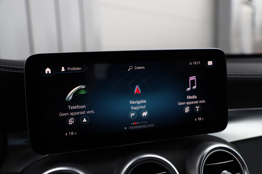 Mercedes-Benz GLC 300e AMG 4-Matic | 320PK | Head-up | Keyless-go | Sfeerverlichting | Multibeam | Stuurwielverw. | Air-balance | 2020.