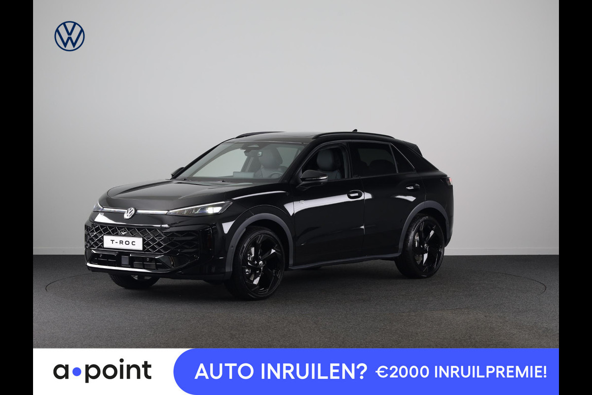 Volkswagen T-Roc R-Line First Edition 1.5 eTSI 110 kW / 150 PK SUV | Interieur Pakket leder 'Varenna' | Black Style Pakket | Panoramaschuif-kanteldak | Trekhaak | Koplampverlichting matrix-led (IQ.LIGHT) | Assistance Pakket | Elek. achterklep