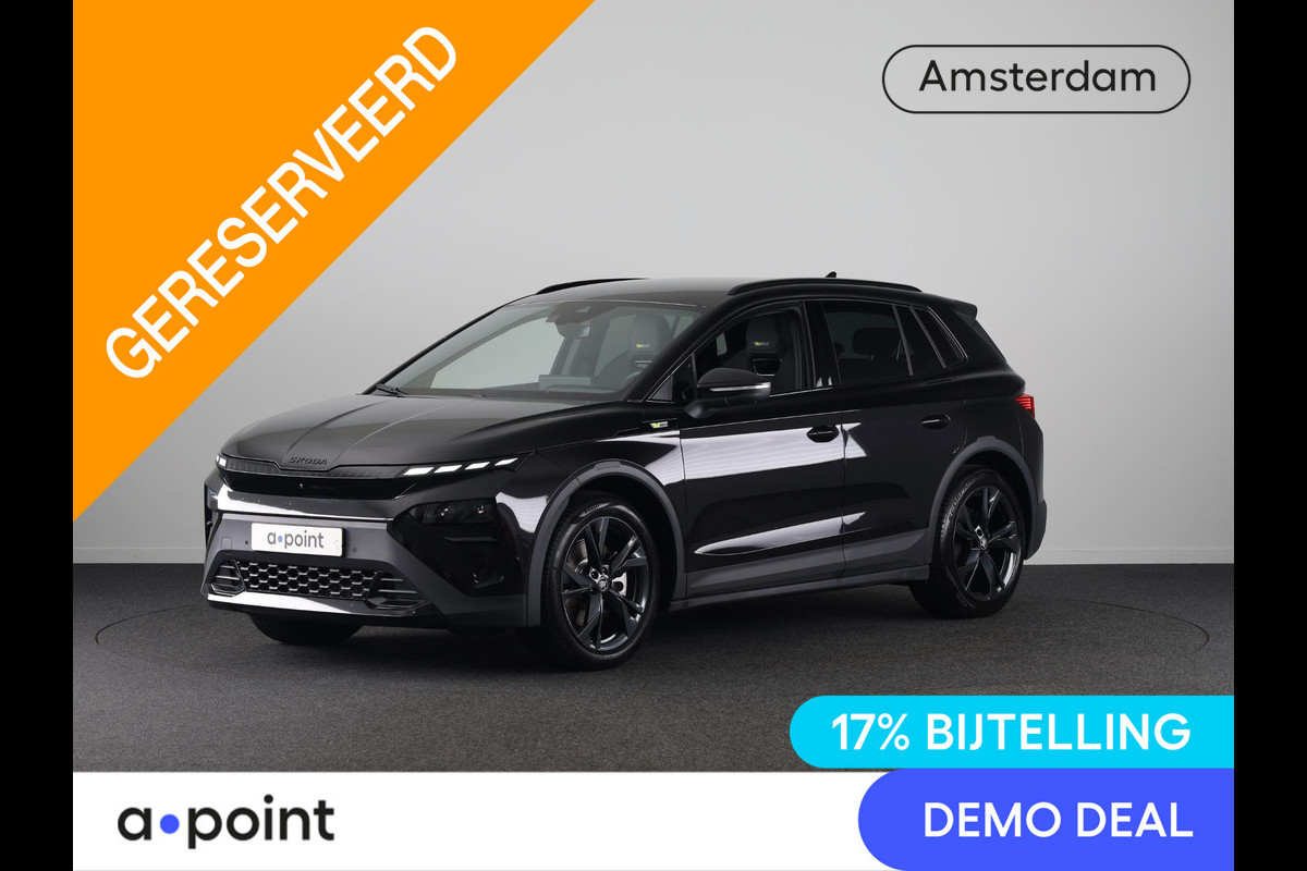 Škoda Elroq 85X RS 340pk | 17% bijtelling | Head up display | Canton Sound | 4x4 | Adaptive Cruise | Blind Spot