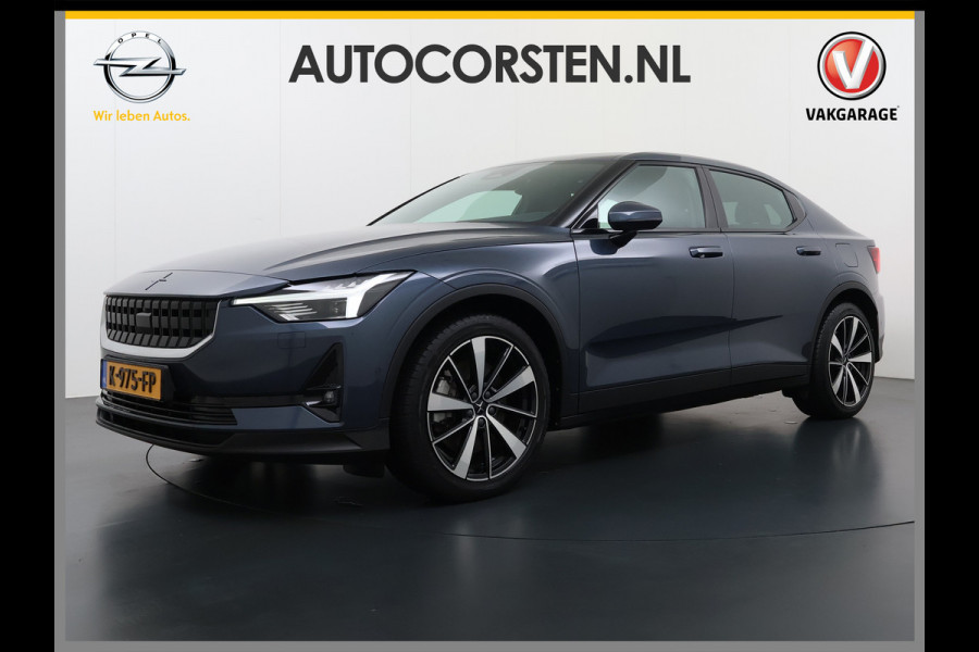 Polestar 2 408PK AWD Long Range Pano-Dak 360°Camera Dual Motor 78kWh SOH 93% Trekhaak Adap.Cruise HarmanKardon®-Audio Apple Carplay Android Elek.Achterklep/Stoelen Lmv 19" Google Maps Keyless Led Origineel Nederlandse Auto Dealeronderhouden 4WD