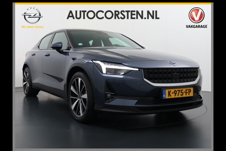 Polestar 2 408PK AWD Long Range Pano-Dak 360°Camera Dual Motor 78kWh SOH 93% Trekhaak Adap.Cruise HarmanKardon®-Audio Apple Carplay Android Elek.Achterklep/Stoelen Lmv 19" Google Maps Keyless Led Origineel Nederlandse Auto Dealeronderhouden 4WD
