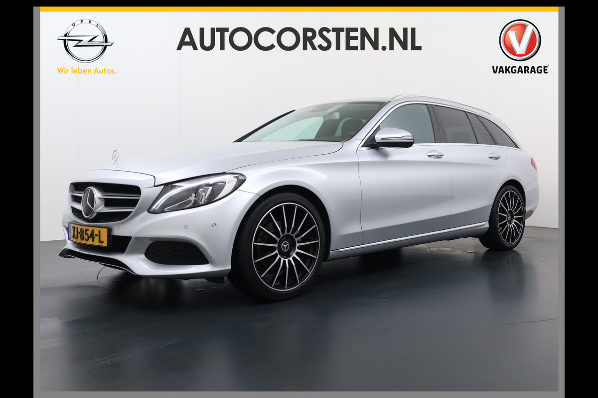 Mercedes-Benz C-Klasse Estate 180T AUT-9 157PK Premium Plus Trekhaak Adap.Cruise Distronic Plus Navi Ecc Pdc Led Stoelverwarming Elek.Stoelen Elek.Achterklep Isofix Lmv 19" Bluetooth