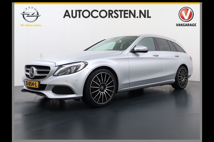 Mercedes-Benz C-Klasse Estate 180T AUT-9 157PK Premium Plus Trekhaak Adap.Cruise Distronic Plus Navi Ecc Pdc Led Stoelverwarming Elek.Stoelen Elek.Achterklep Isofix Lmv 19" Bluetooth