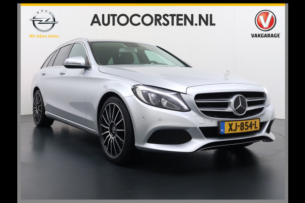 Mercedes-Benz C-Klasse Estate 180T AUT-9 157PK Premium Plus Trekhaak Adap.Cruise Distronic Plus Navi Ecc Pdc Led Stoelverwarming Elek.Stoelen Elek.Achterklep Isofix Lmv 19" Bluetooth